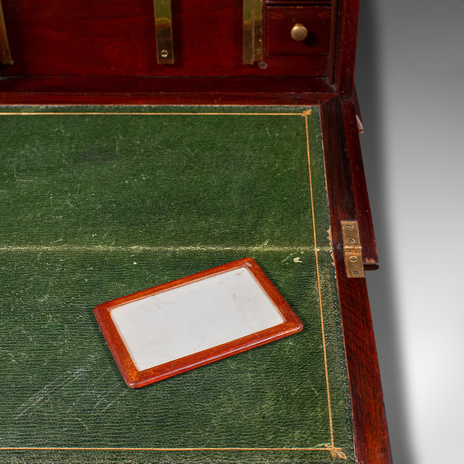 Antike Schreibkasten für Reiseautoren, englisch, Correspondence-Etui, viktorianisch im Angebot 5