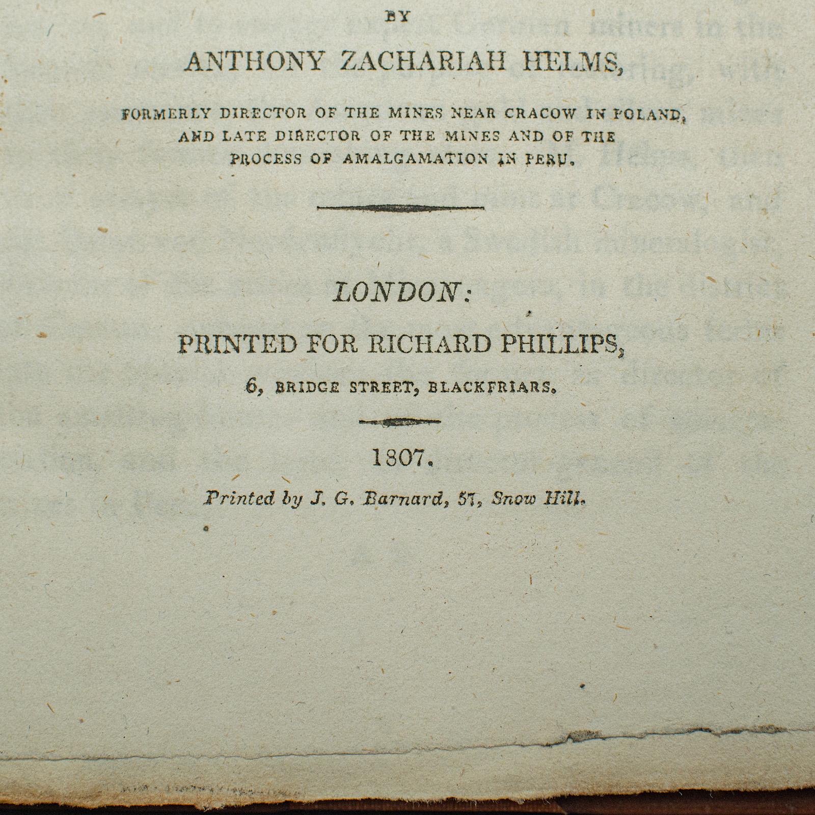 British Antique Travels from Buenos Aires, English Language, Guide Book, Georgian, 1807