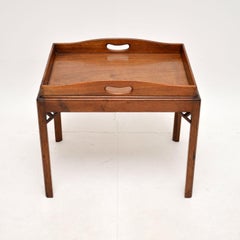 Antique Tray Top Coffee / Side Table
