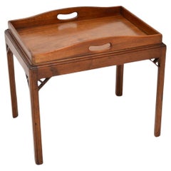 Antique Tray Top Coffee / Side Table