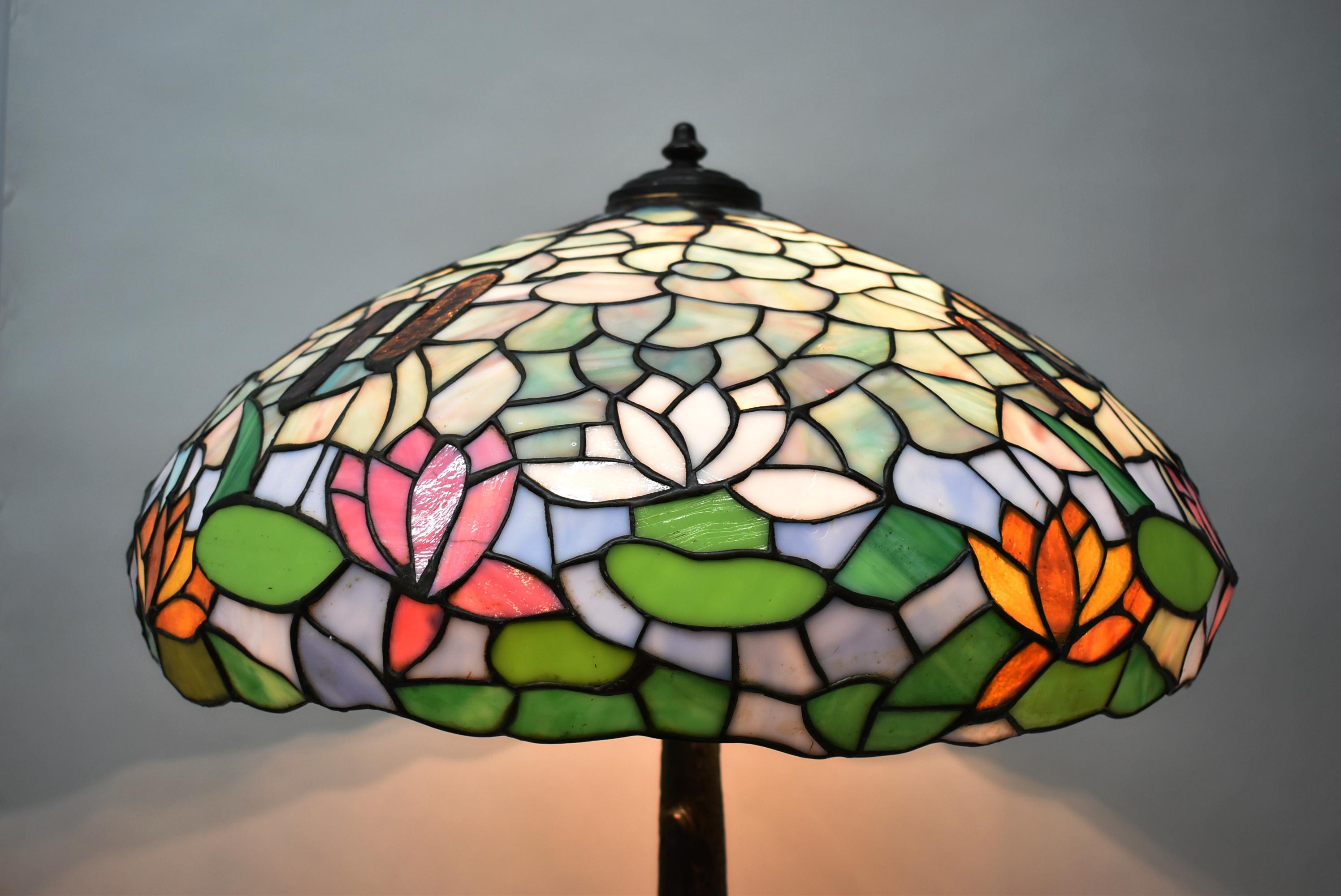 antique stained glass lamp shades