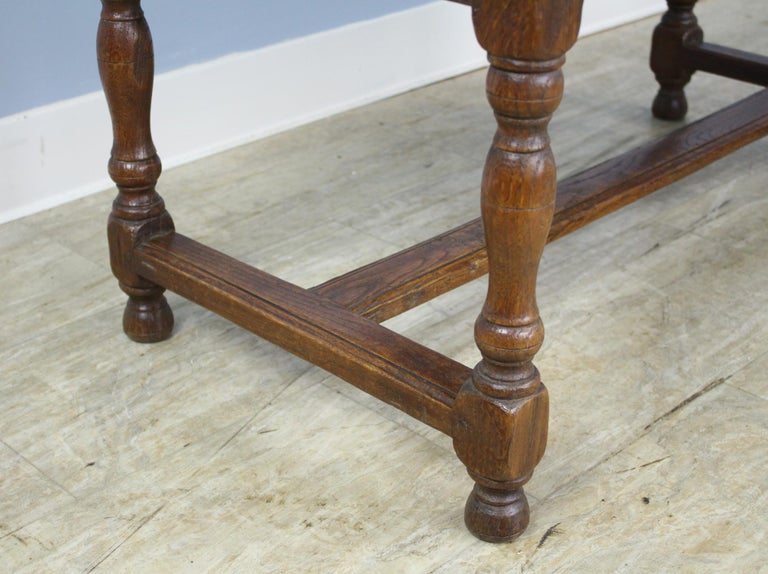 Antique Trestle Bench Newly Upholstered At 1stdibs