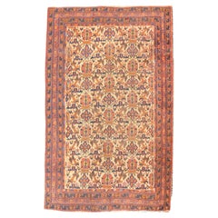 Antiker Afshar-Teppich mit Stammesmotiven, 4'11'' x 6'8''