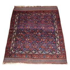 Antiker Afshar-Teppich mit Repeat-Herati-Muster, Zweite Hälfte des 19. Jahrhunderts