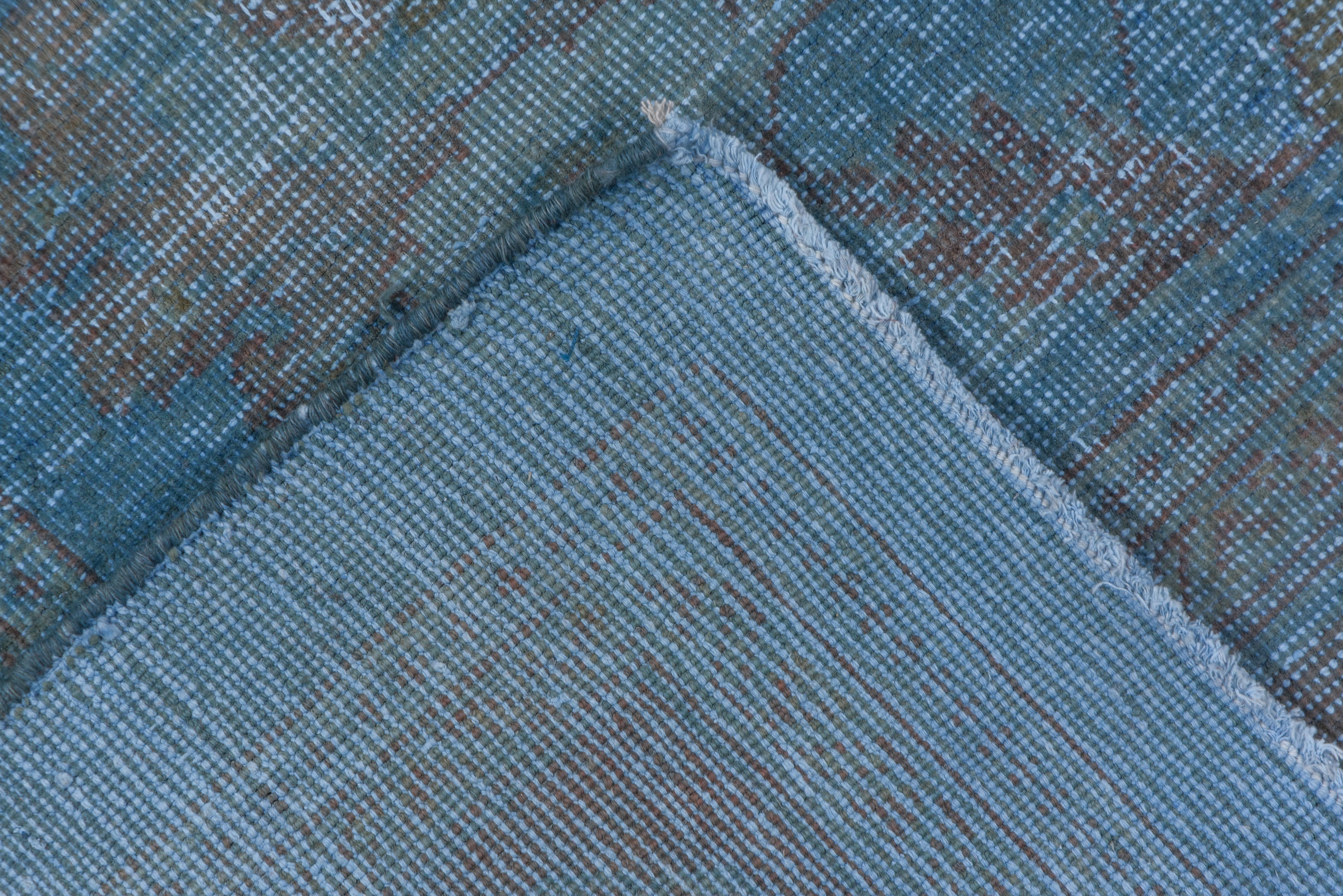 Tribale Tappeto antico tribale Mahal Blu, bordi rossi in vendita