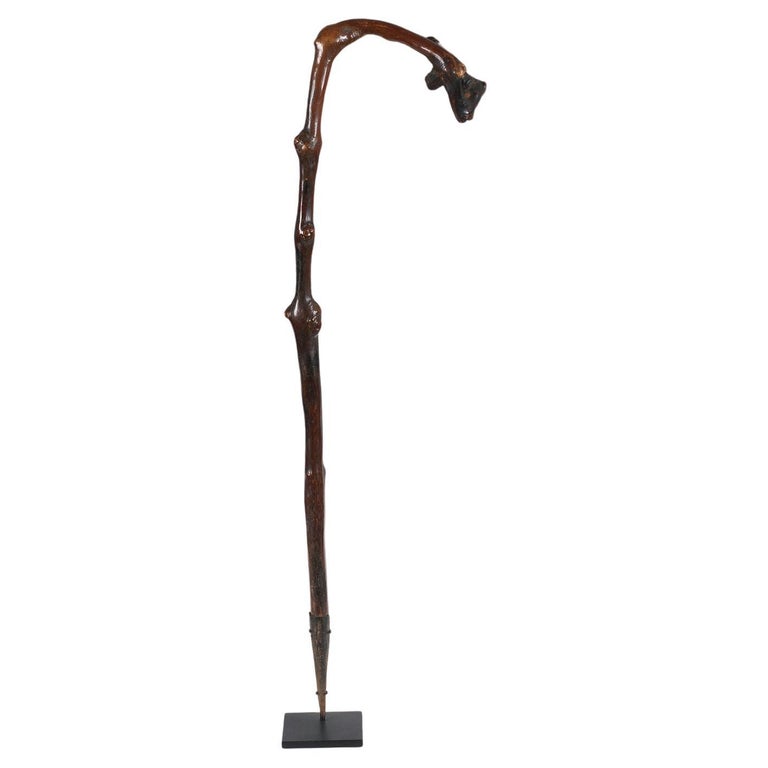 Antique Tribal Cameroon Walking Stick For Sale at 1stDibs