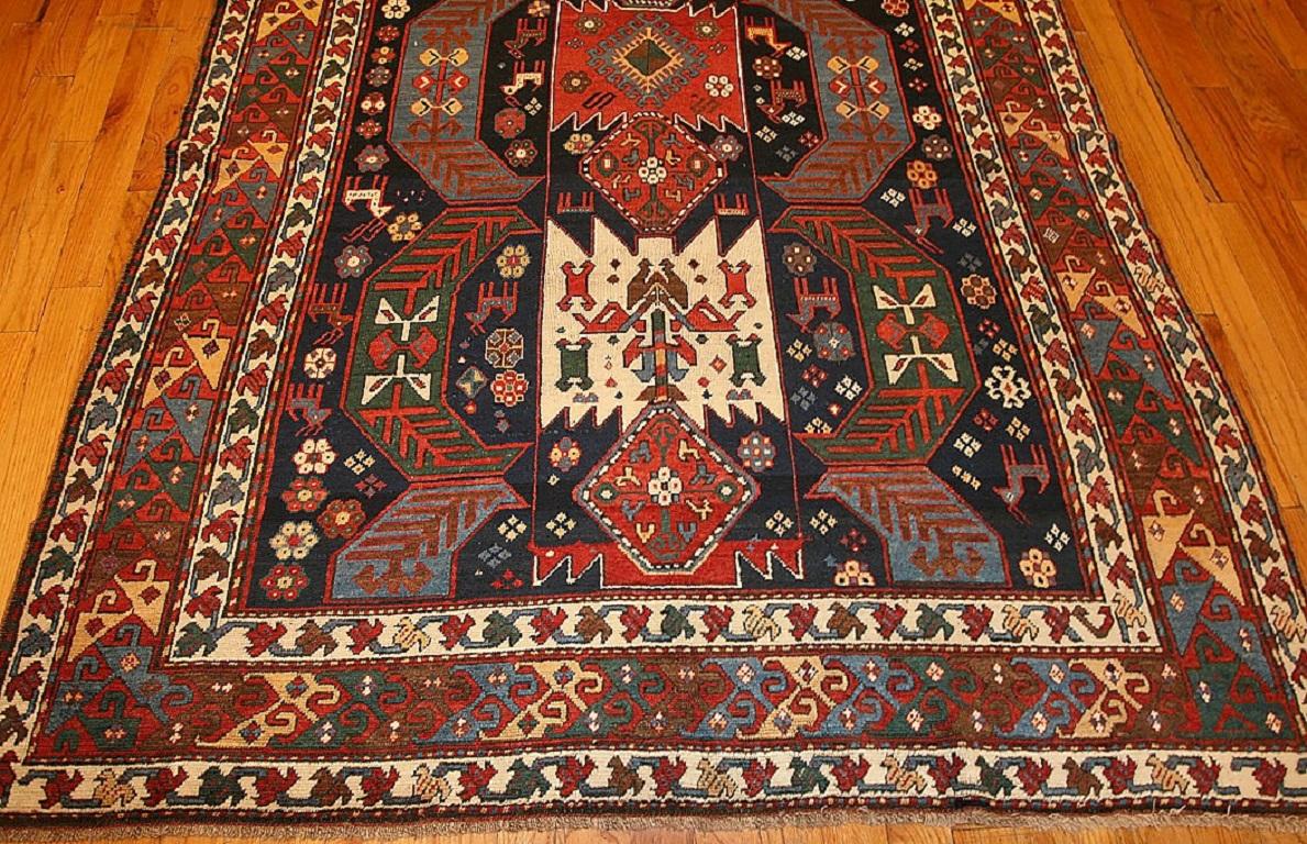 Antique Caucasian Kazak Rug, Country of Origin: Caucasus, Circa date: Late 19th Century. Size: 6 ft. x 11 ft. 9 in (1.83 m x 3.58 m)


