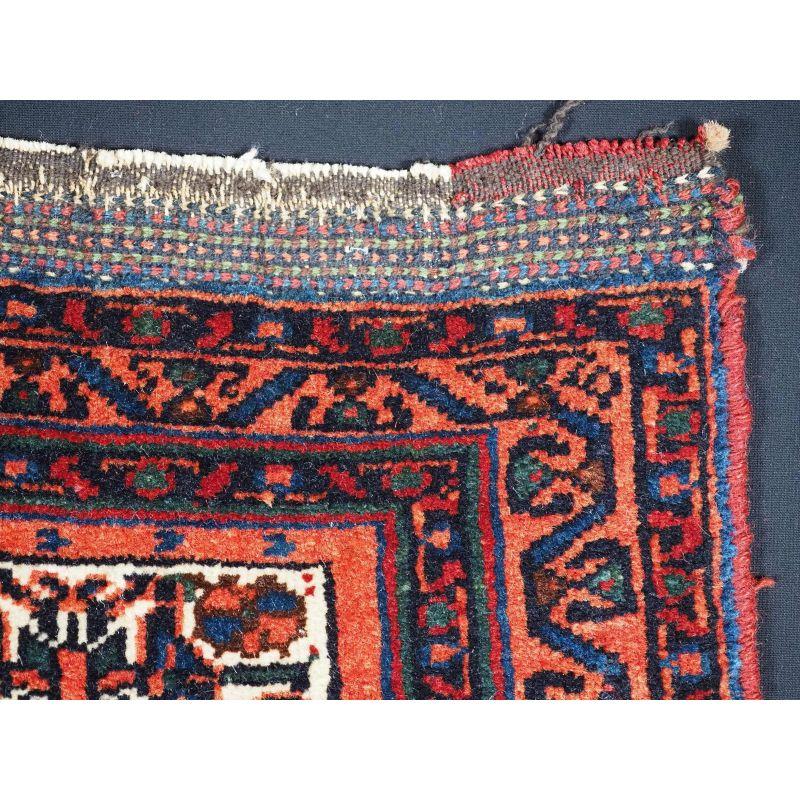 Antique Tribal Chanteh Face by the Afshar Tribe In Good Condition For Sale In Moreton-In-Marsh, GB