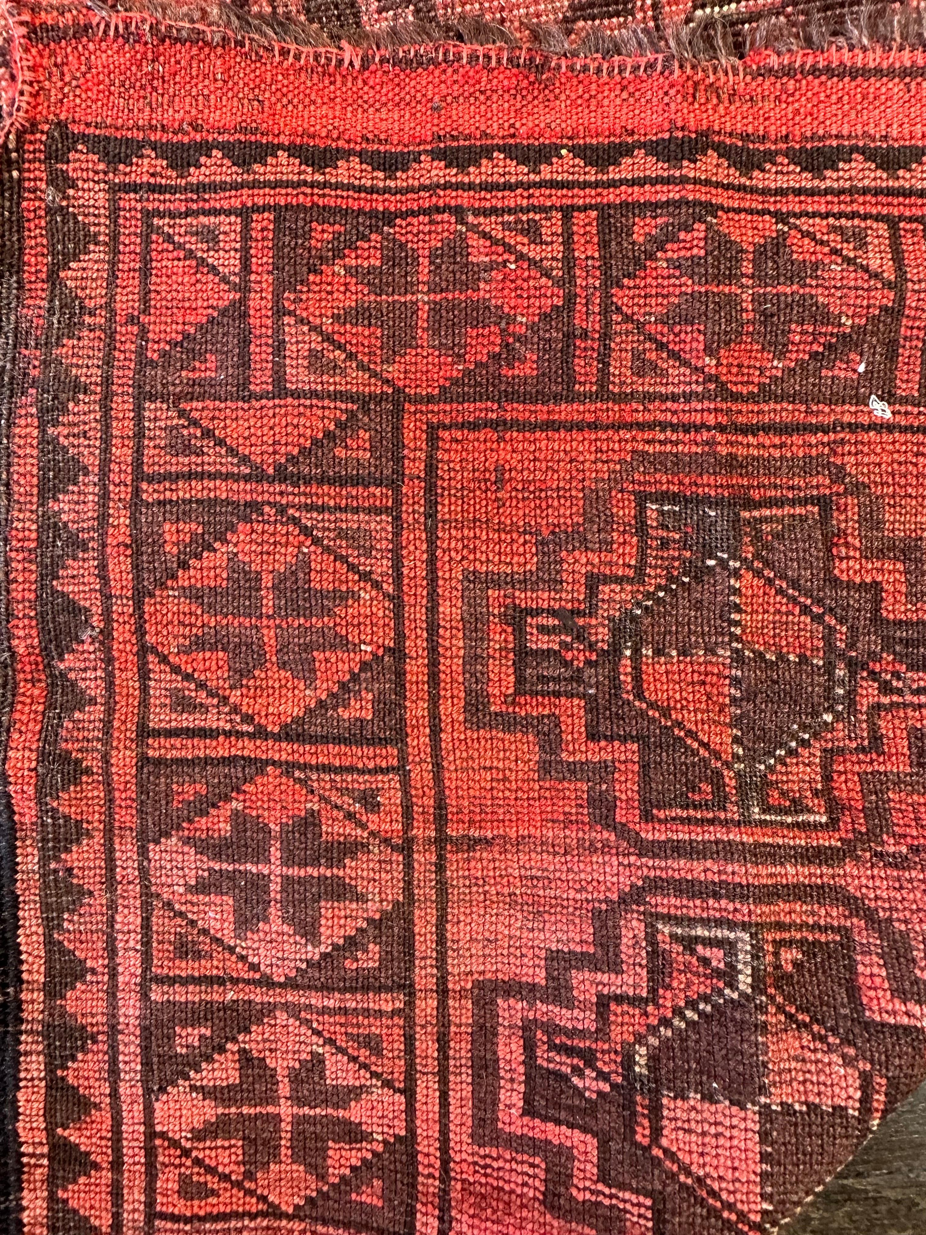 Wool Antique Tribal Ersari Rug, circa 1920 For Sale