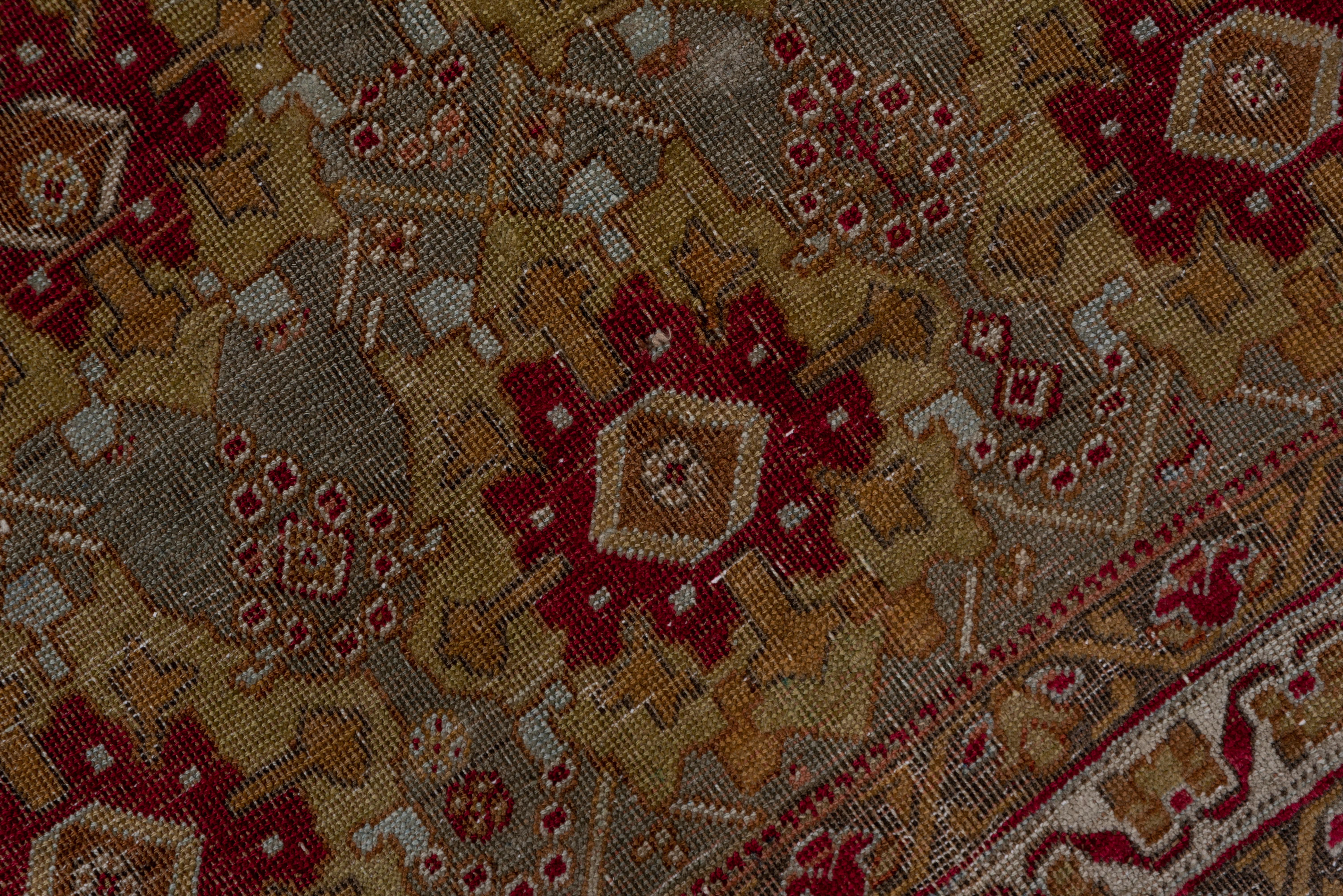 Antiker feiner persischer Afshar-Teppich mit Stammesmotiven im Zustand „Gut“ im Angebot in New York, NY