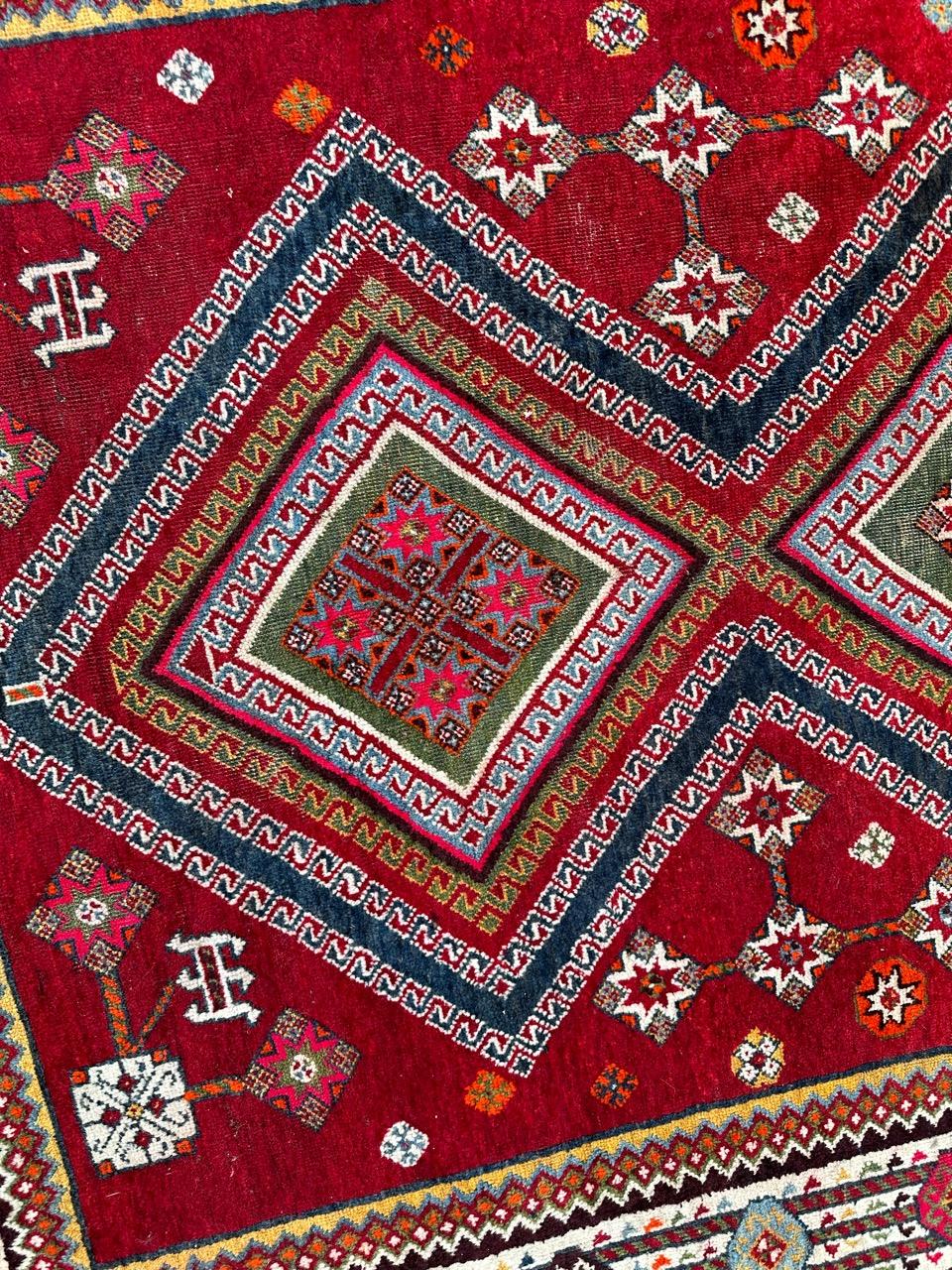 Bobyrug's Antique tribal ghashghai rug rug  en vente 2