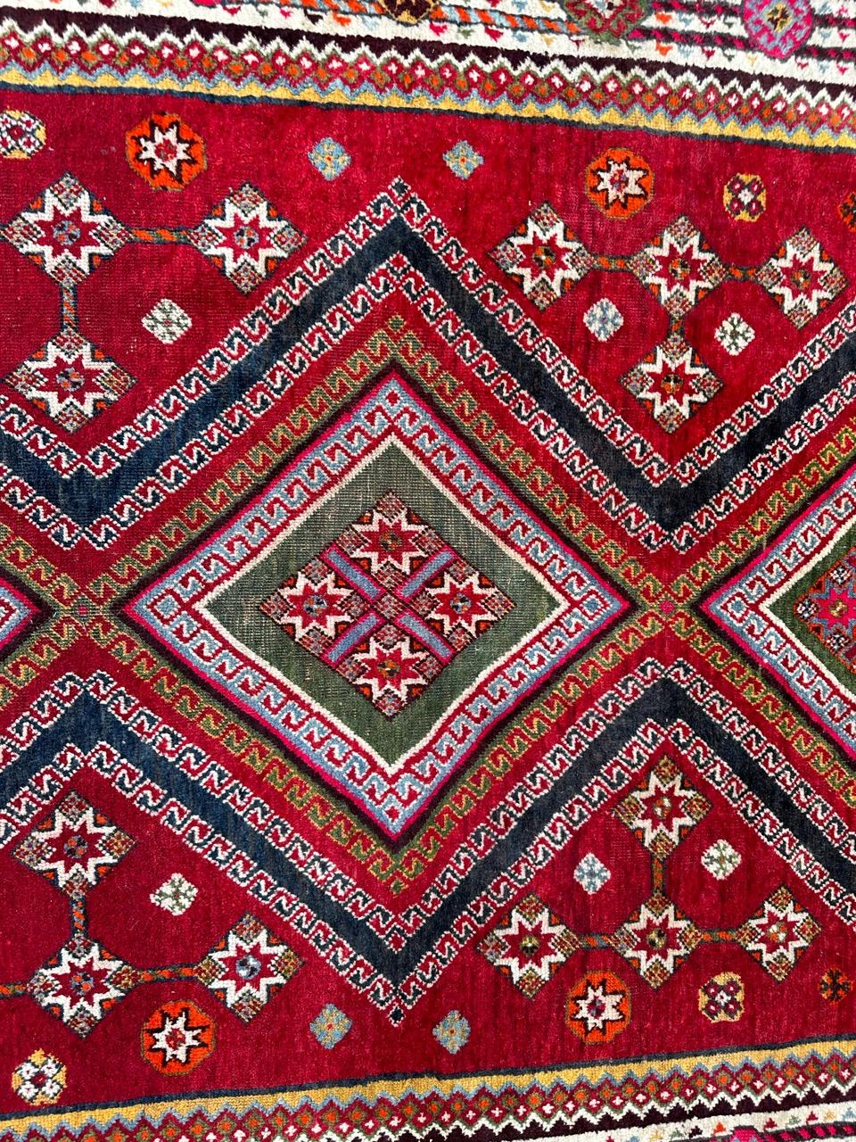 Bobyrug's Antique tribal ghashghai rug rug  en vente 3
