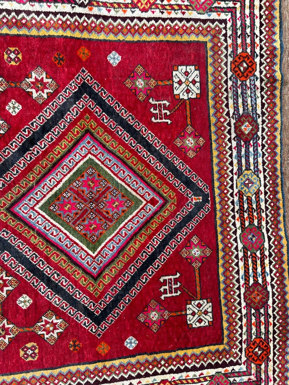 Bobyrug's Antique tribal ghashghai rug rug  en vente 4