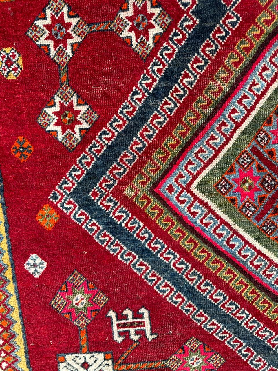 Bobyrug’s Antique tribal ghashghai rug  For Sale 7