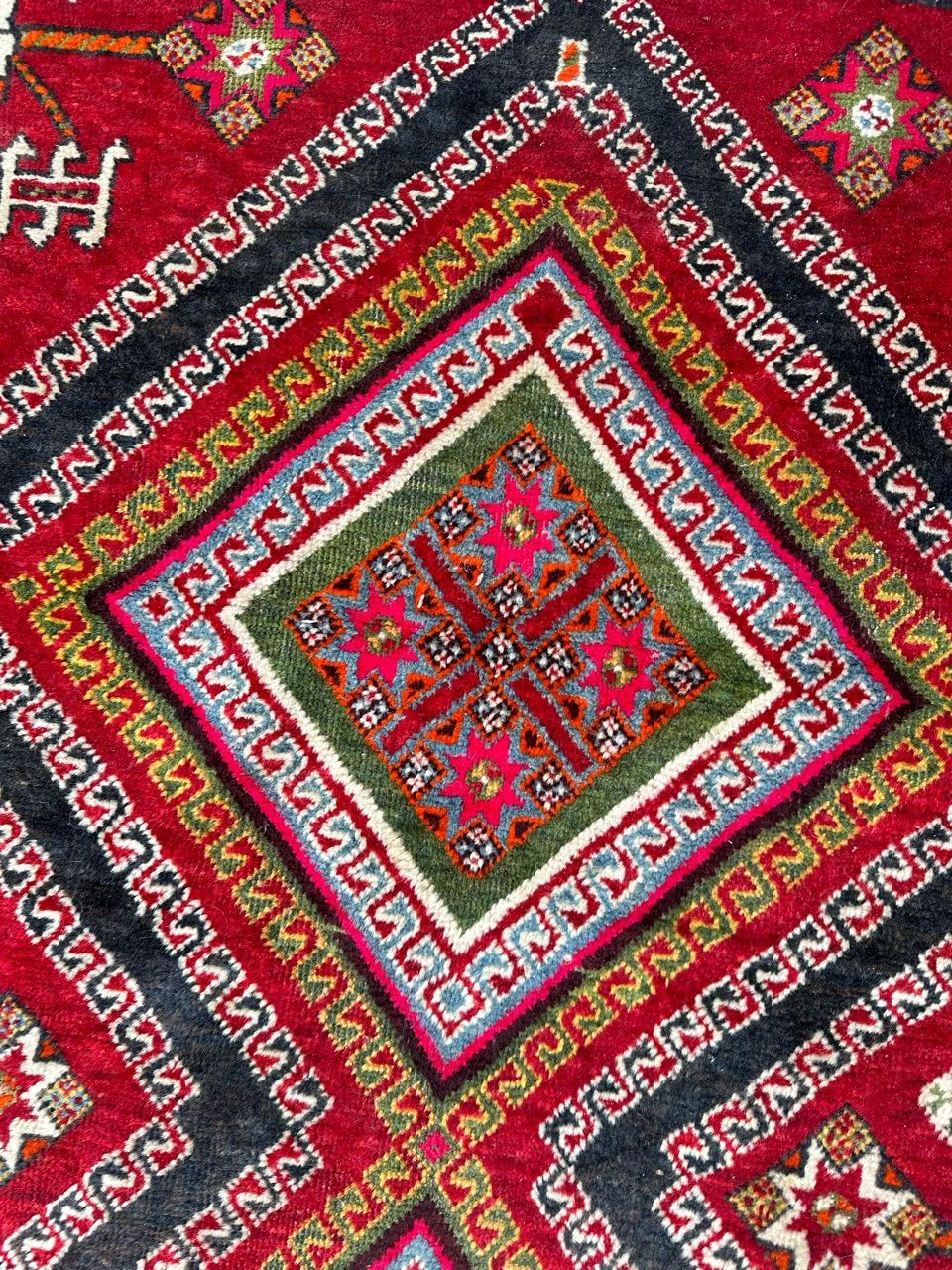Bobyrug's Antique tribal ghashghai rug rug  en vente 8