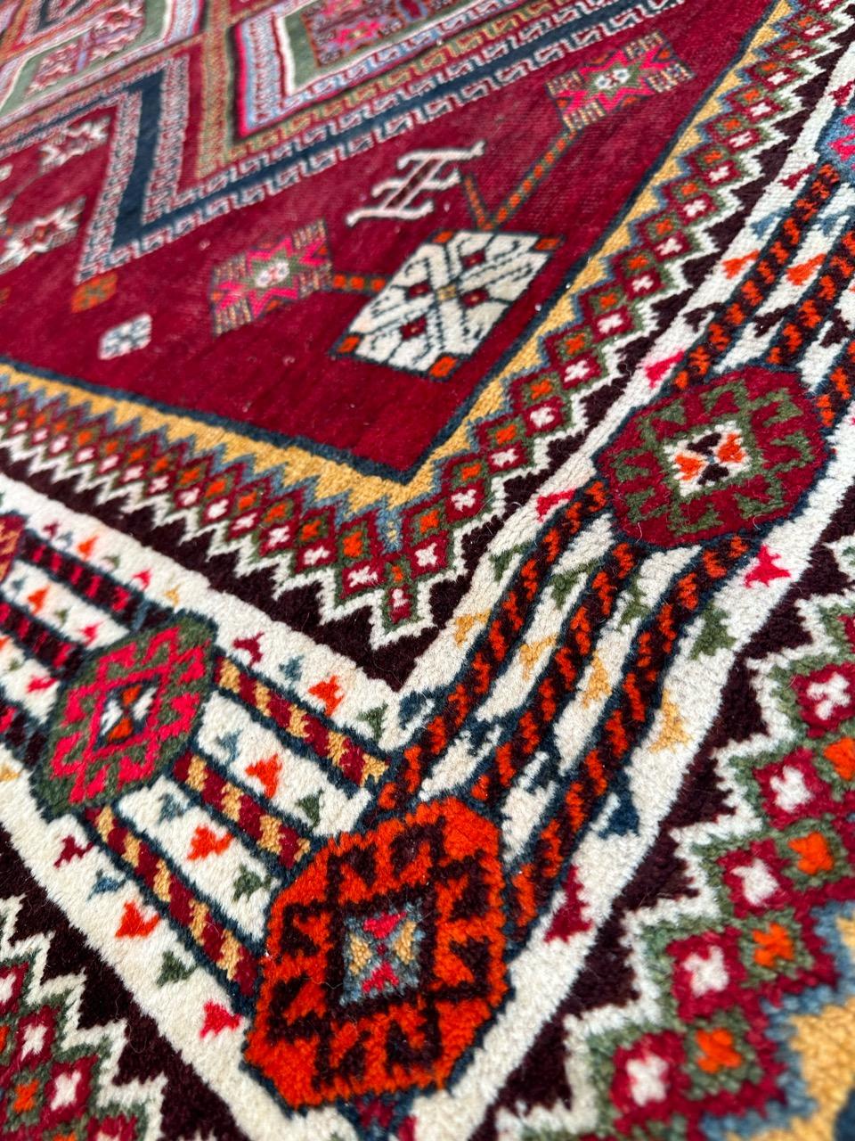 Bobyrug's Antique tribal ghashghai rug rug  en vente 9