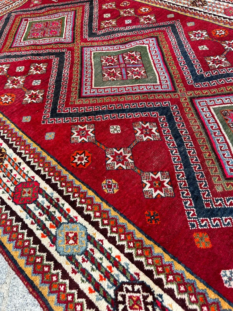 Bobyrug's Antique tribal ghashghai rug rug  en vente 10