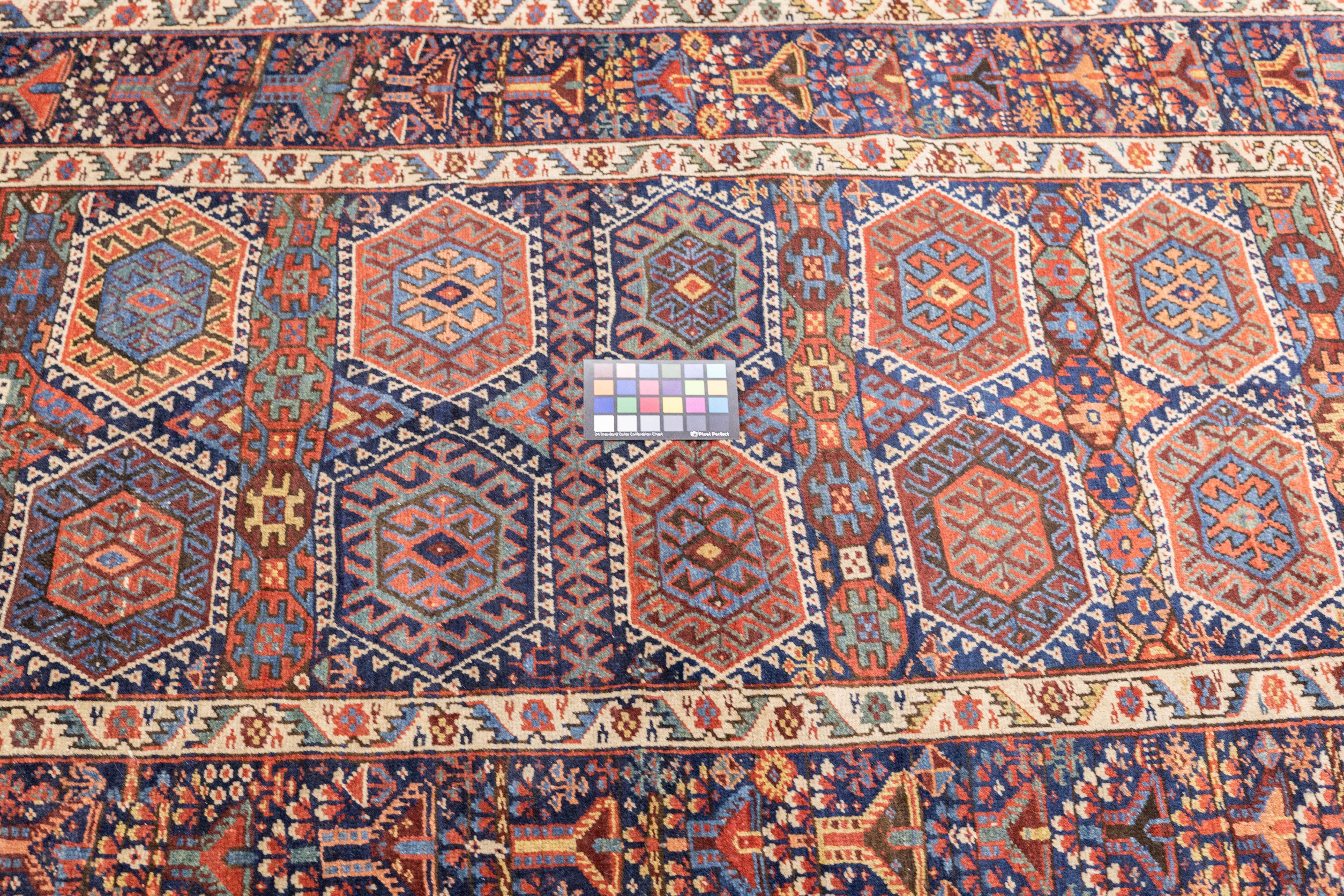 Antique Tribal Kurdish Rug 4'2'' x 6'4'' For Sale 2