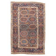 Antique Tribal Kurdish Rug 4'2'' x 6'4''