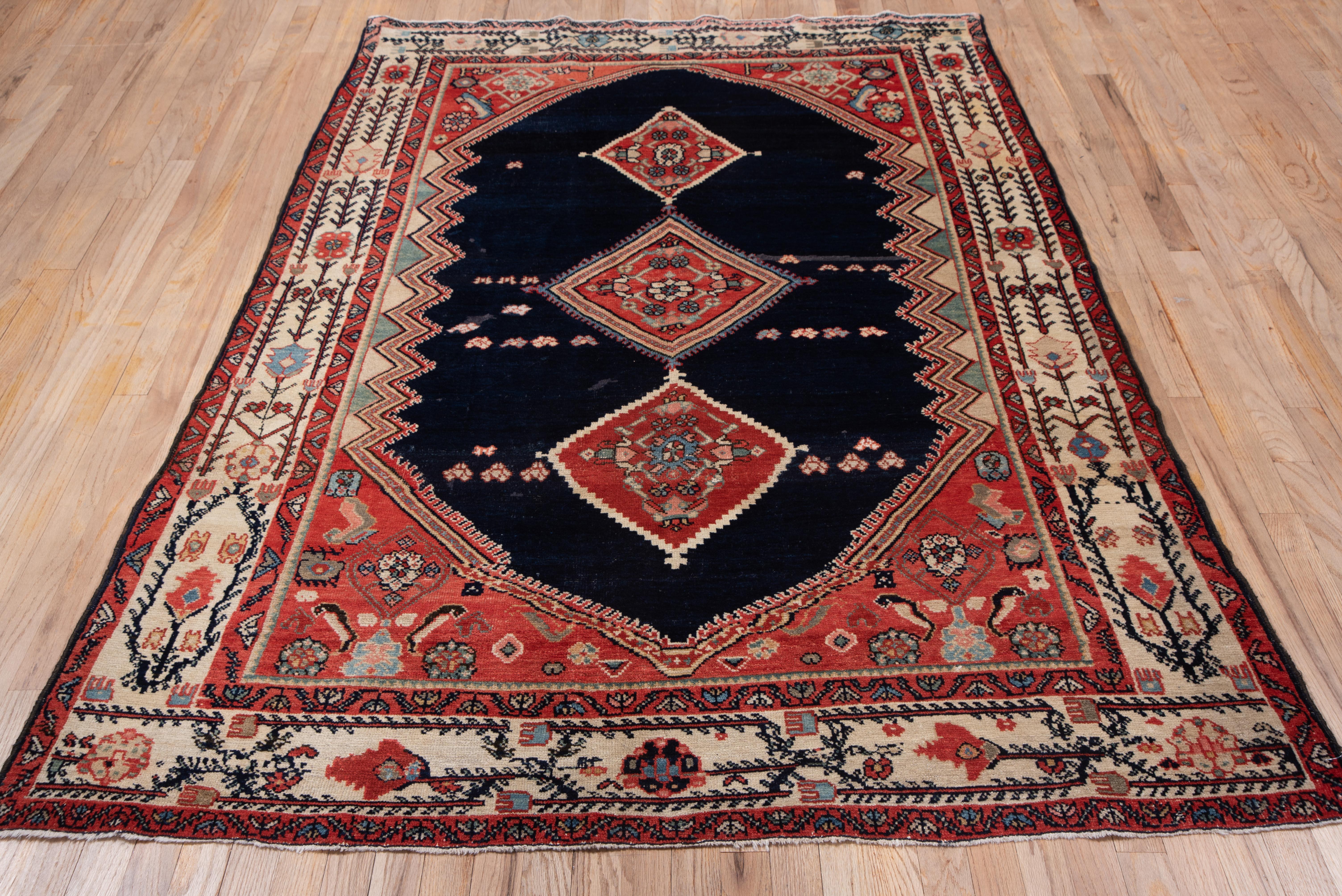 Persian Antique Tribal Malayer Rug For Sale