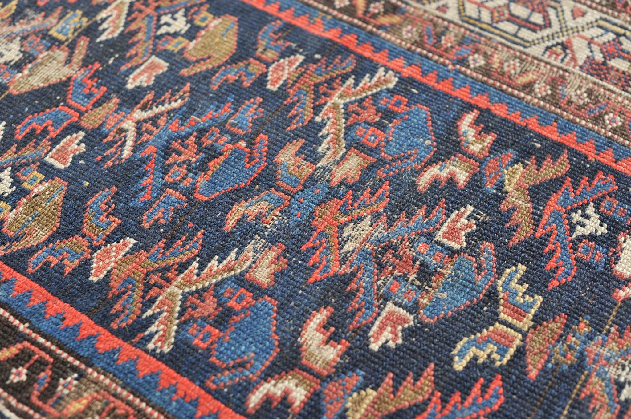 Tapis de couloir tribal ancien Malayer Bon état - En vente à Milwaukee, WI