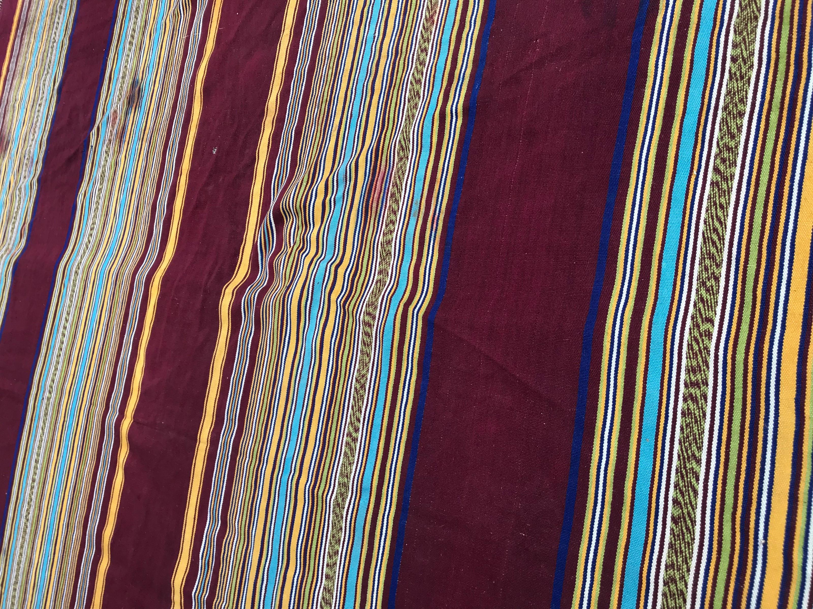 Coperta antica tribale marocchina intrecciata in vendita 3