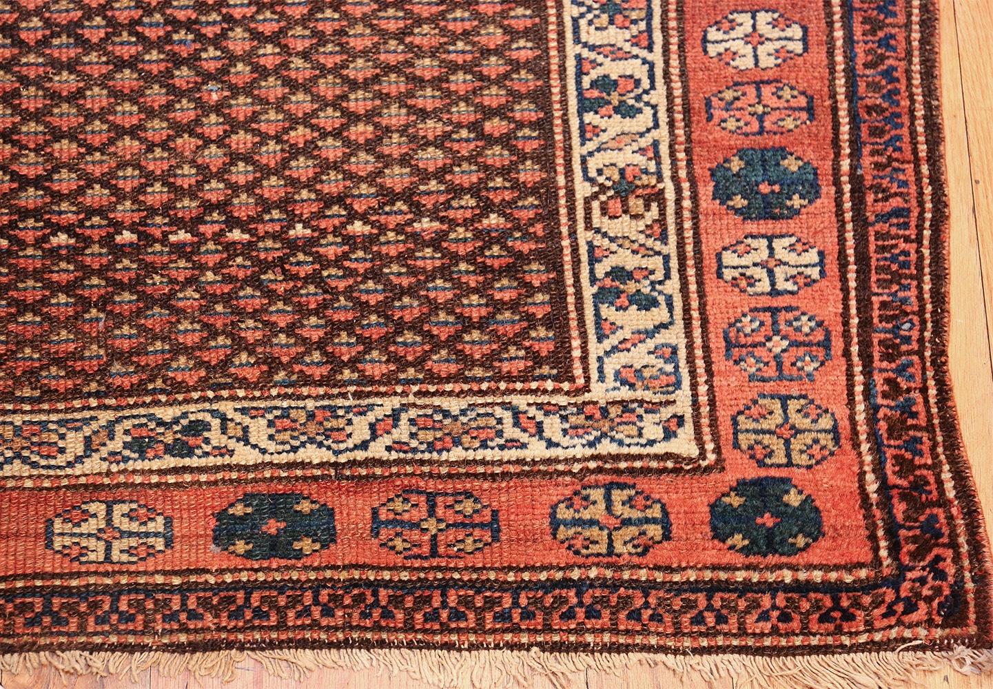 Tribal Antique Northwest Persian Runner Rug. Size: 3 ft 4 in x 10 ft 4 in  For Sale