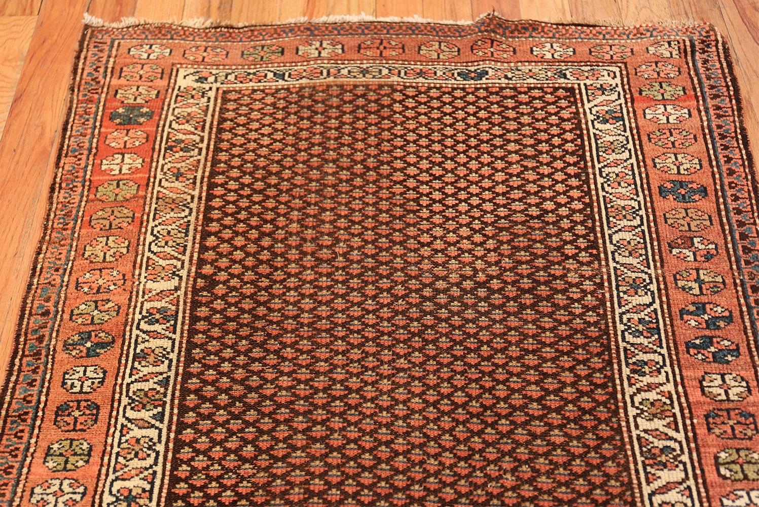 Antique Northwest Persian Runner Rug. Size: 3 ft 4 in x 10 ft 4 in  For Sale 1