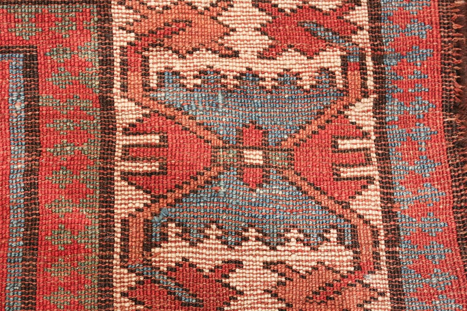 19th Century Antique Tribal Northwest Persian Runner. Size: 3 ft 7 in x 13 ft 5 in  For Sale