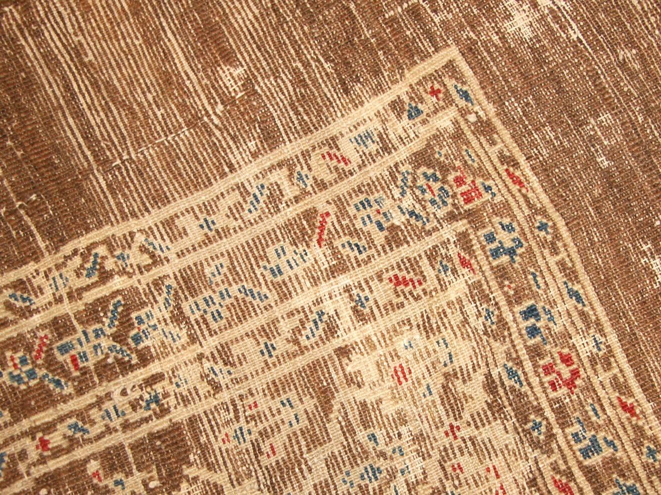 Hand-Knotted Nazmiyal Collection Antique Tribal Persian Bakshaish Rug. Size: 8 ft x 11 ft 
