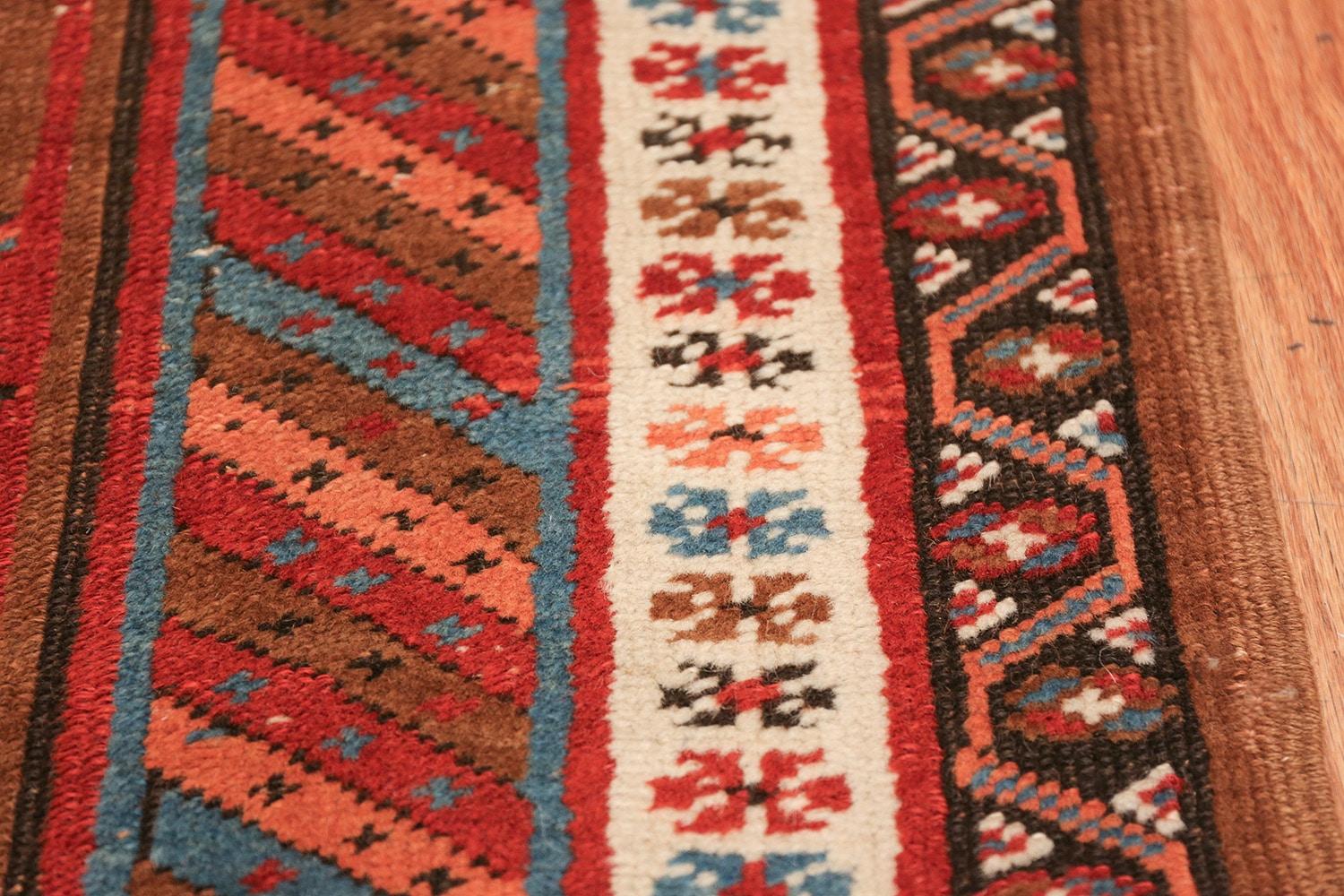 Antique Tribal Persian Bakshaish Runner Rug, Country of origin / rug type: Persian rug, Circa date: 1880. Size: 3 ft 3 in x 14 ft (0.99 m x 4.27 m)

