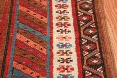Antique Tribal Persian Bakshaish Runner Rug. 3 ft 3 in x 14 ft
