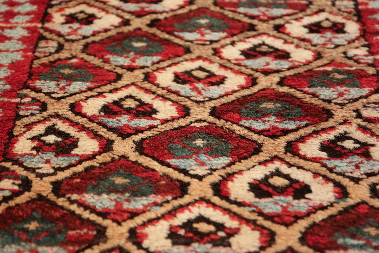 Hand-Knotted Antique Tribal Persian Kurdish Runner. 3 ft 5 in x 11 ft 10 in  For Sale
