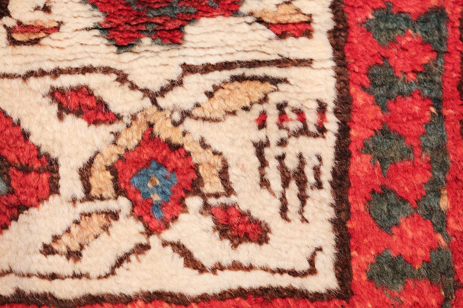 Antique Tribal Persian Kurdish Runner. 3 ft 5 in x 11 ft 10 in  In Good Condition For Sale In New York, NY