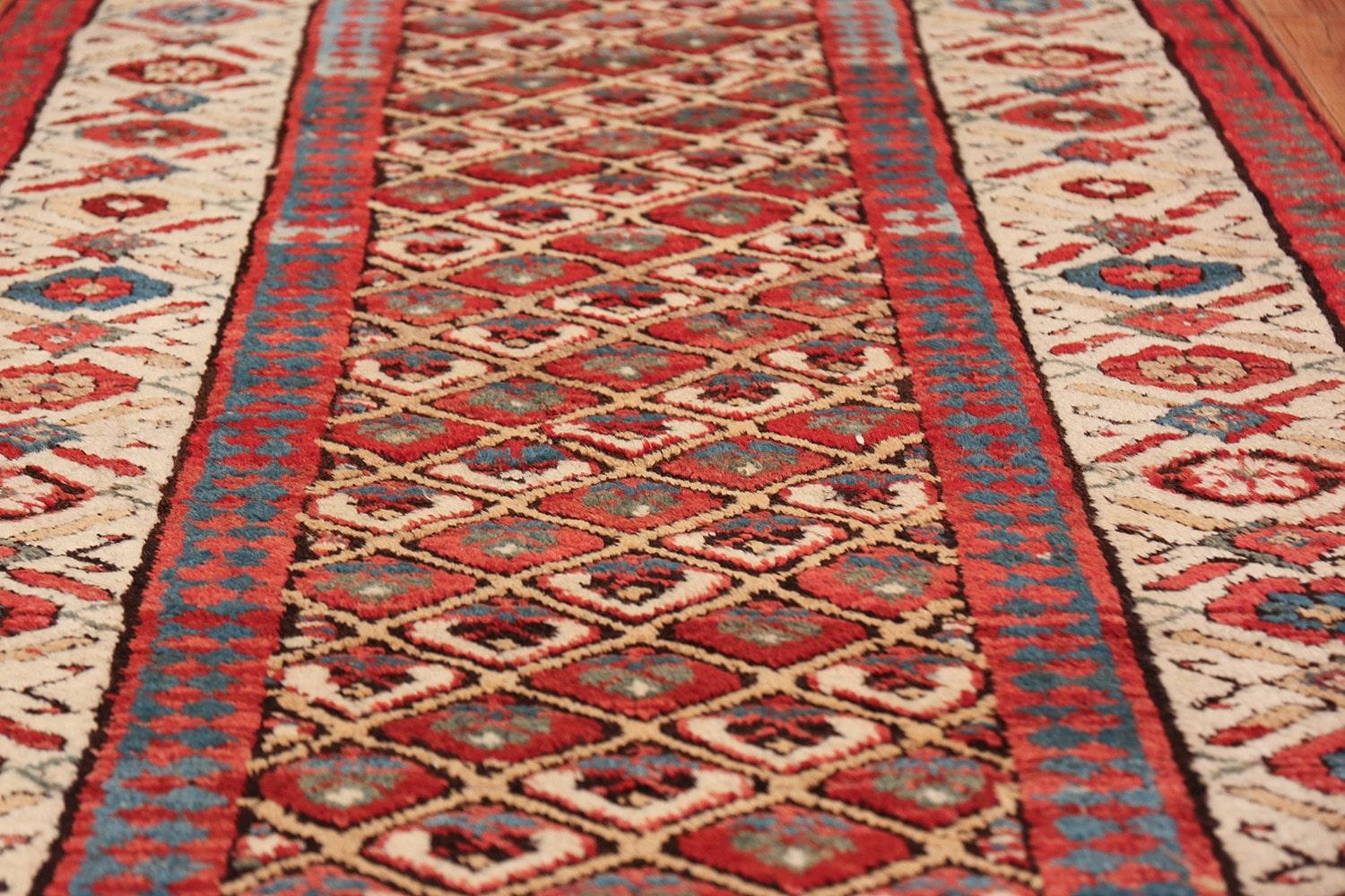 20th Century Antique Tribal Persian Kurdish Runner. 3 ft 5 in x 11 ft 10 in  For Sale