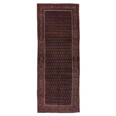 Antiker persischer Malayer-Galerie-Teppich mit Stammesmotiven 