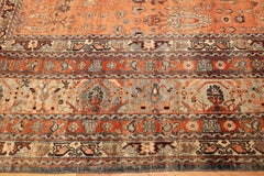 Antique Tribal Persian Malayer Rug. Size: 10 ft 8 in x 14 ft 7 in