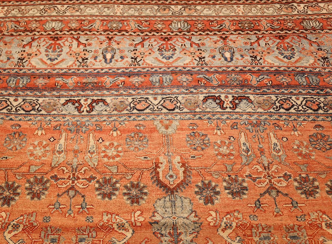 Antique Tribal Persian Malayer Rug. Size: 10 ft 8 in x 14 ft 7 in 2
