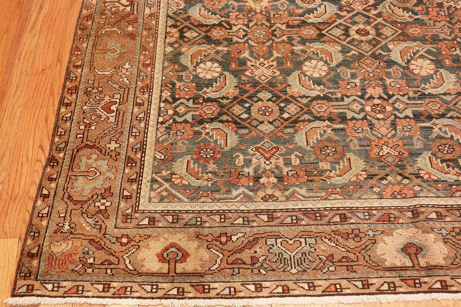 20th Century Antique Tribal Persian Malayer Rug. Size: 6' 6