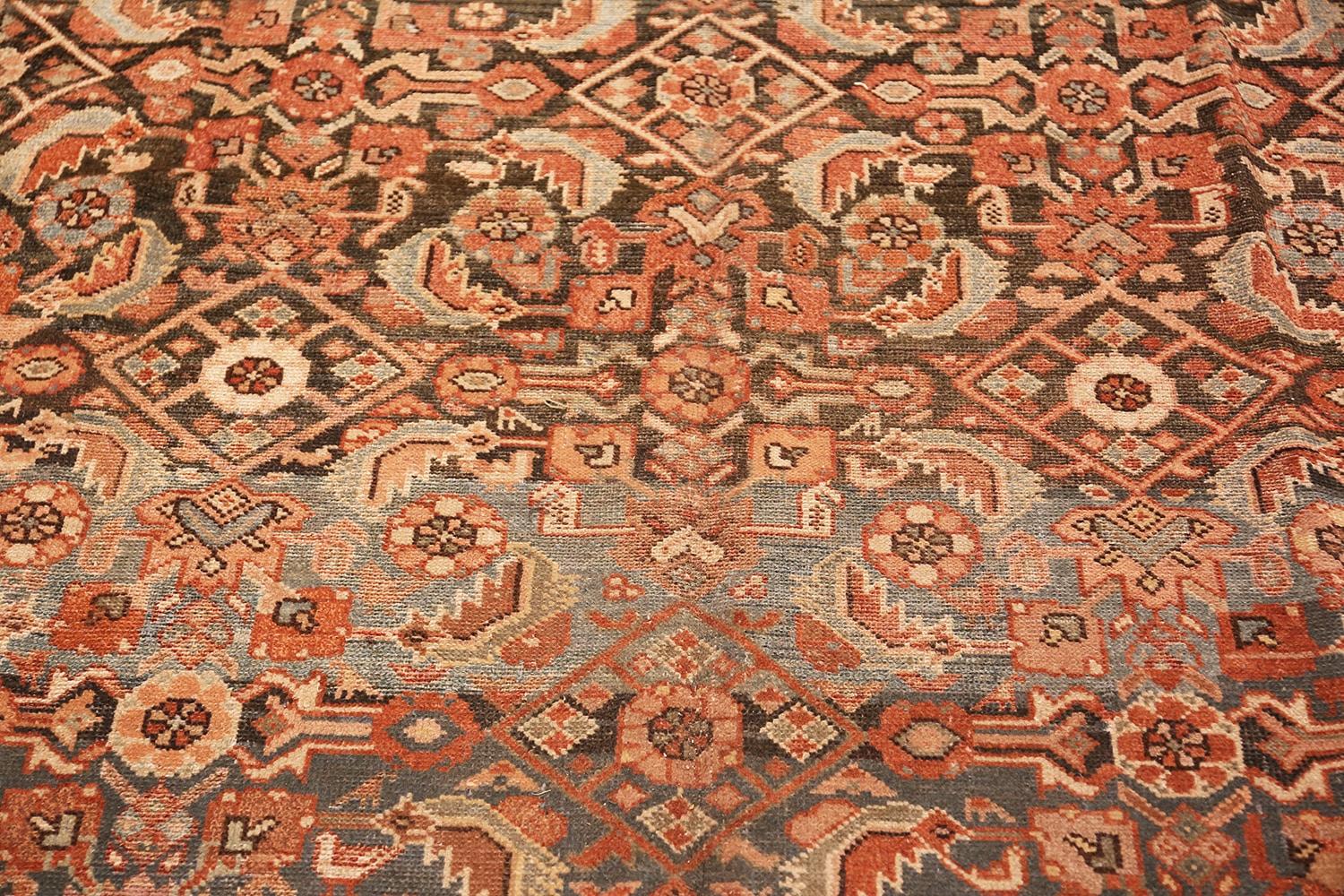 Antique Tribal Persian Malayer Rug. Size: 6' 6