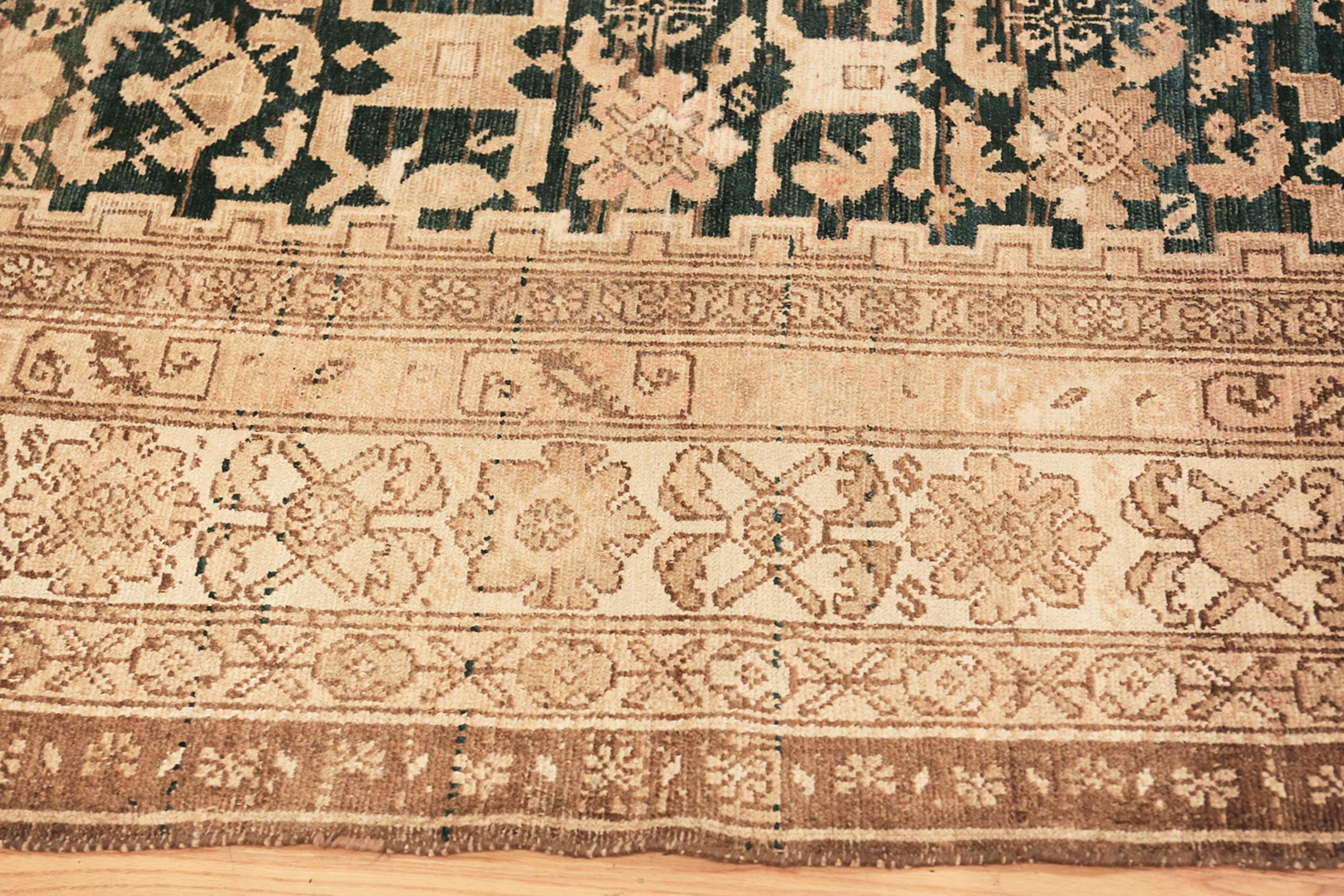 Gallery Size Antique Tribal Persian Malayer Rug 7 ft x 15 ft 7 in In Good Condition For Sale In New York, NY