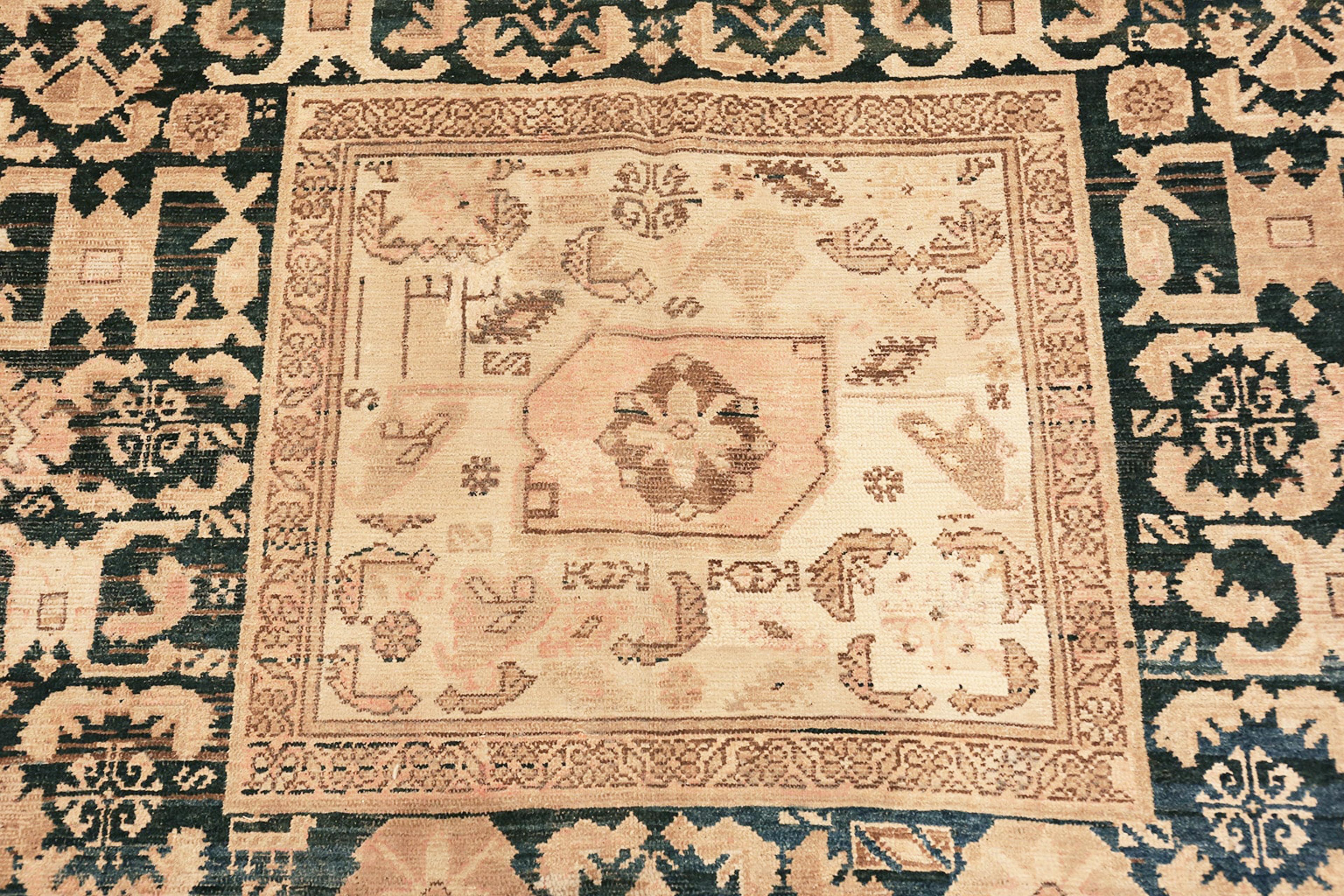 Tamaño de la galería Alfombra persa tribal antigua Malayer de 7 pies x 15 pies 7 pulgadas Anudado a mano en venta