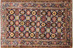 Antique Tribal Rug 4'8" × 7'3"