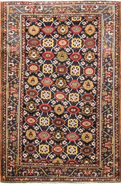 Antique Tribal Rug 4'8" × 7'3"
