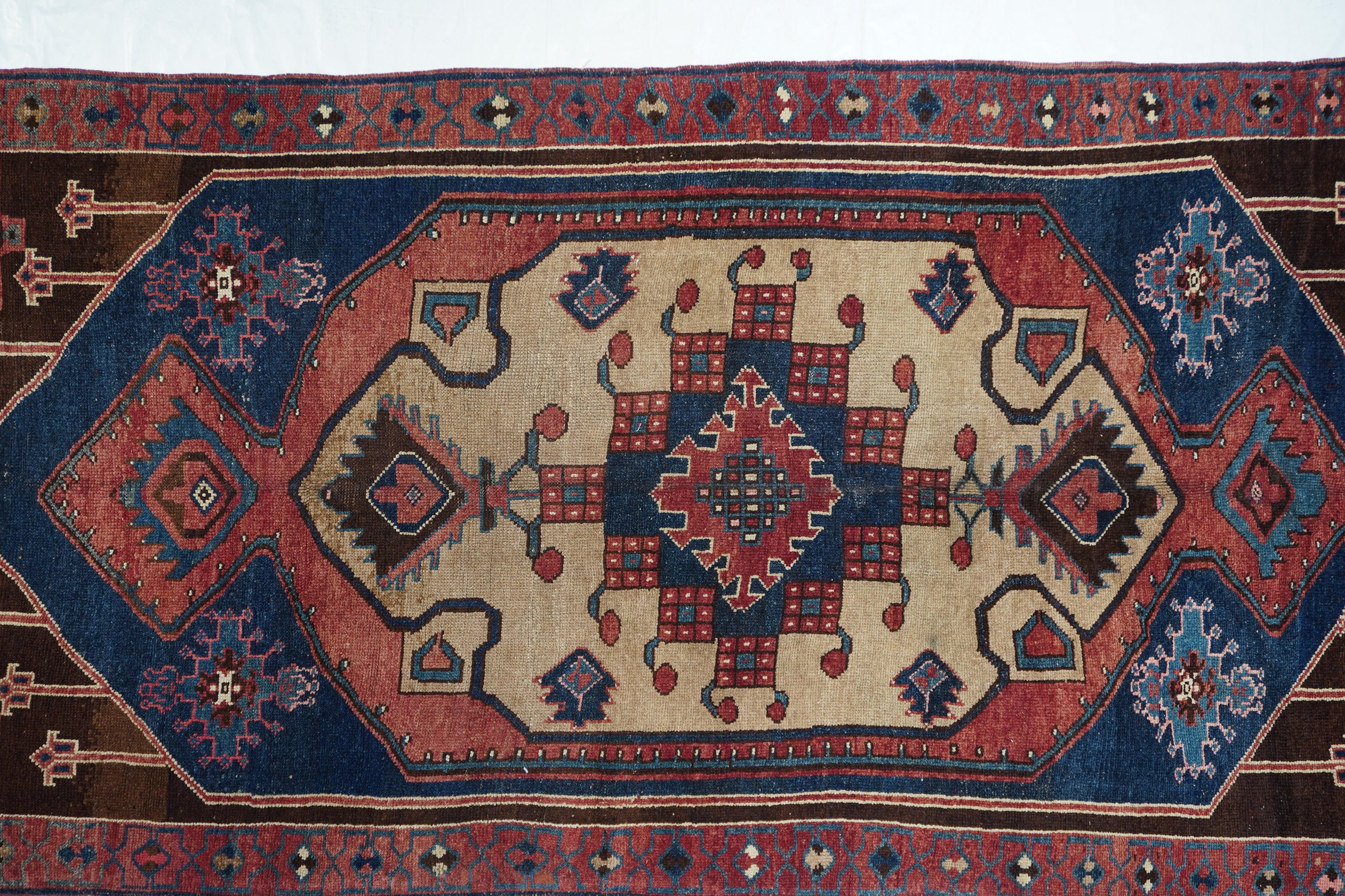 Alfombra Tribal Antigua 6'3'' x 13'8'' Persa en venta