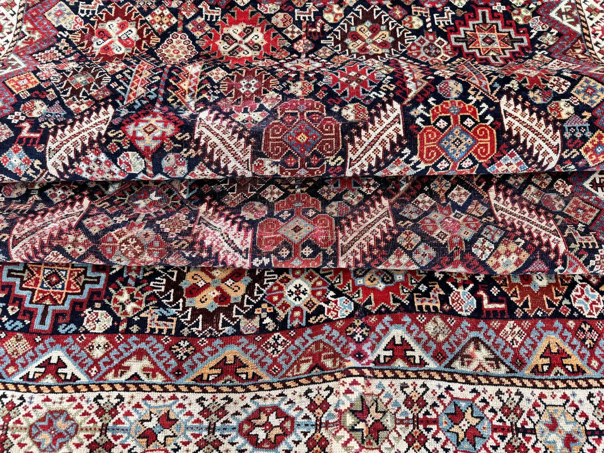 Tapis tribal antique Shekarlu 1.97m x 1.26m en vente 8