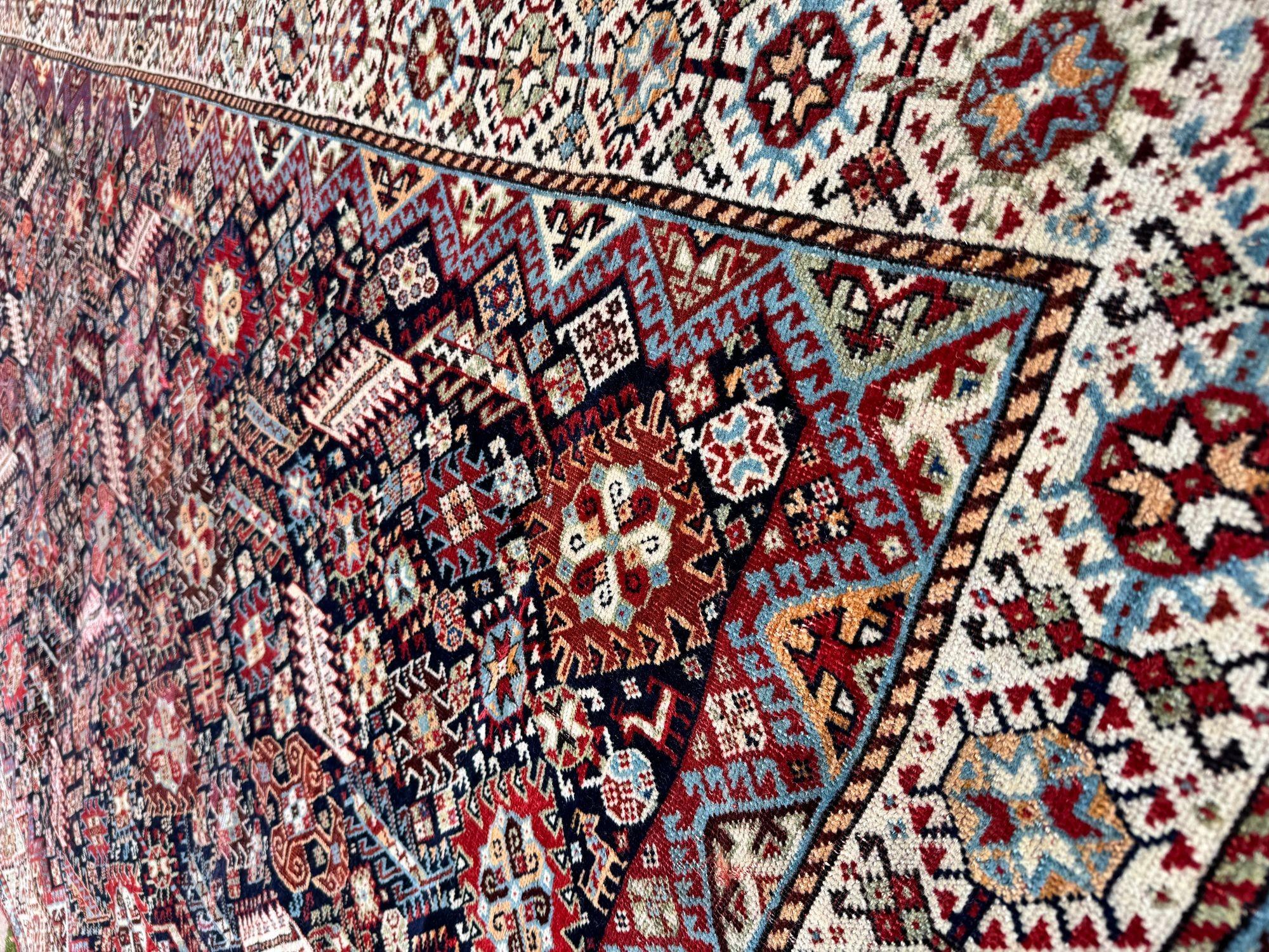 Tapis tribal antique Shekarlu 1.97m x 1.26m en vente 3