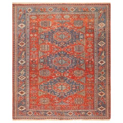 Nazmiyal Collection Antique Tribal Soumak Caucasian Rug. 8 ft 3 in x 9 ft 7 in