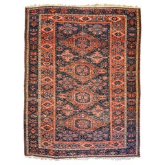 Antique Tribal Sumak/Sumac/Soumak Carpet, c. 1910-20's