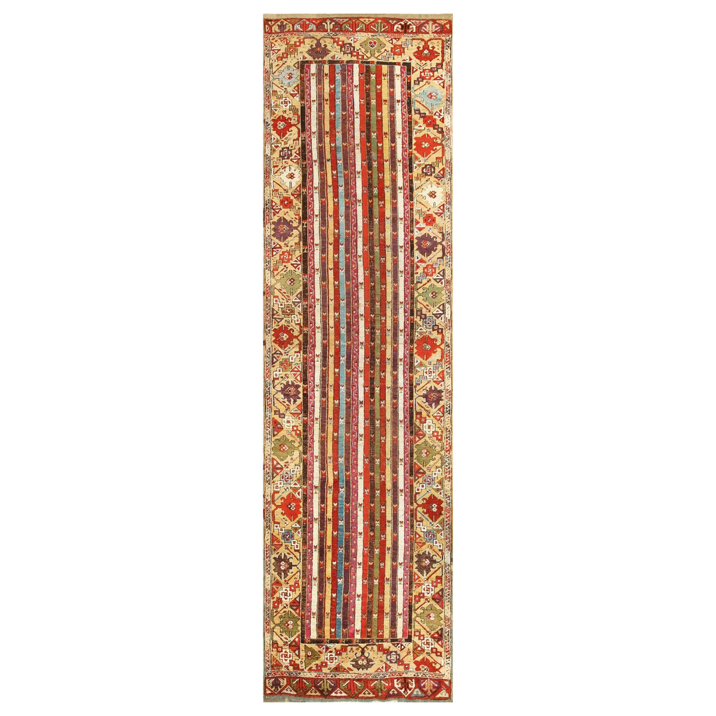 Nazmiyal Antique Tribal Turkish Kirshehir Runner Rug. 3 ft 4 in x 12 ft 2  in For Sale at 1stDibs | 4 ft x 12 ft runner rug